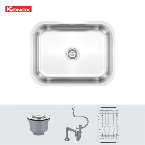 Chậu rửa chén Konox Tari 5744SM 1 hố bề mặt mịn